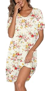 cotton nightgowns for women