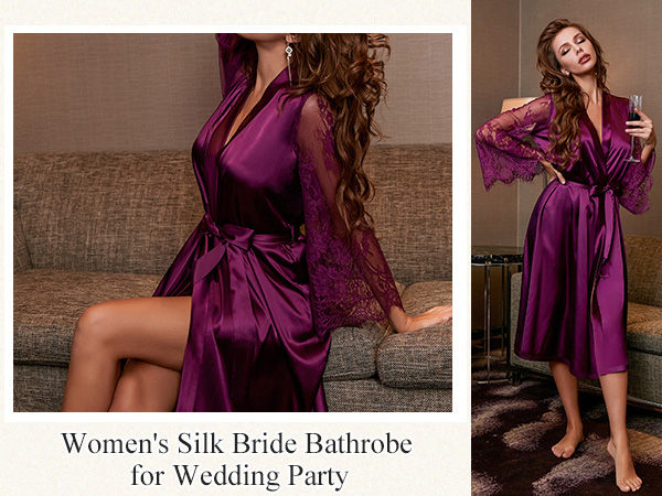 women stain robe