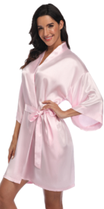 pink short robes