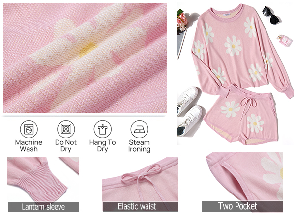 knit pajamas set