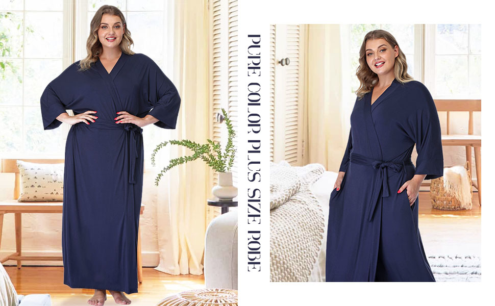 plus size robe for women