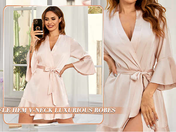 silk robes for women