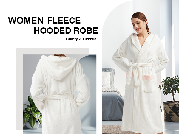 fleece robes for women