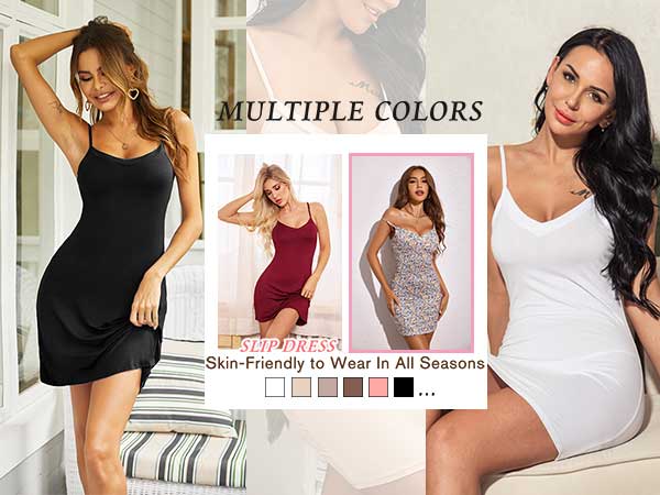 women lingerie sleepwear full slip underdress for women slip dress shapwear nightwear