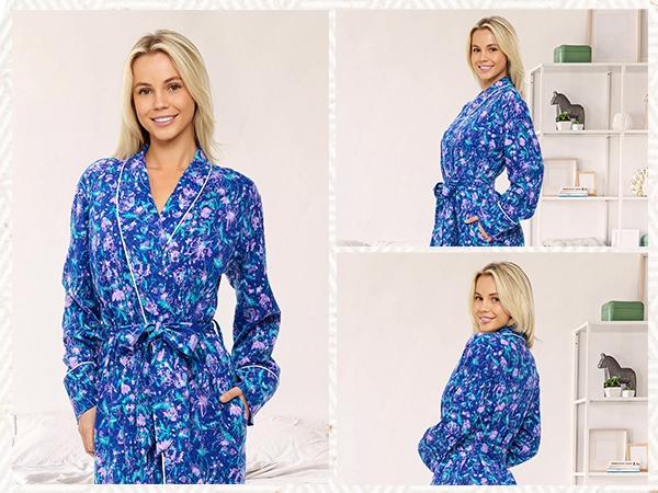 women''s cotton bathrobe