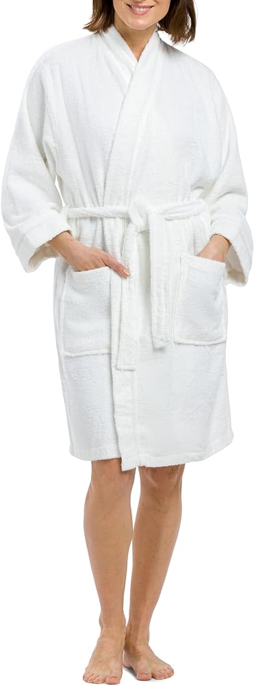 Fishers Finery Women's EcoFabric Terry Bathrobe; Kimono Style; Front Pockets