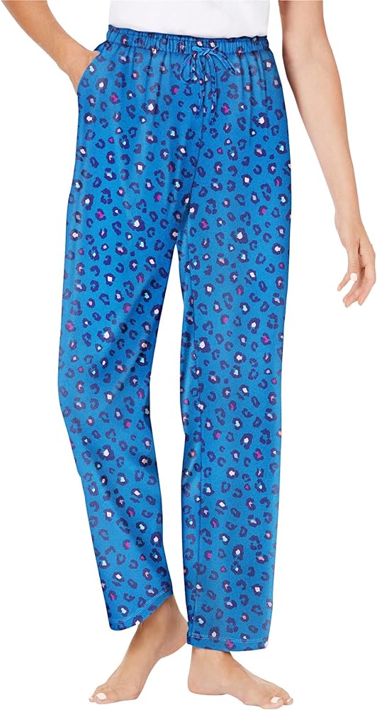 Dreams & Co. Women's Plus Size Knit Sleep Pant