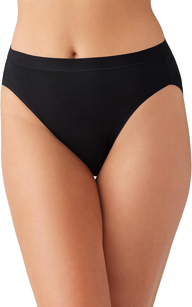 Wacoal Womens Understated Cotton Hicut Brief Panty