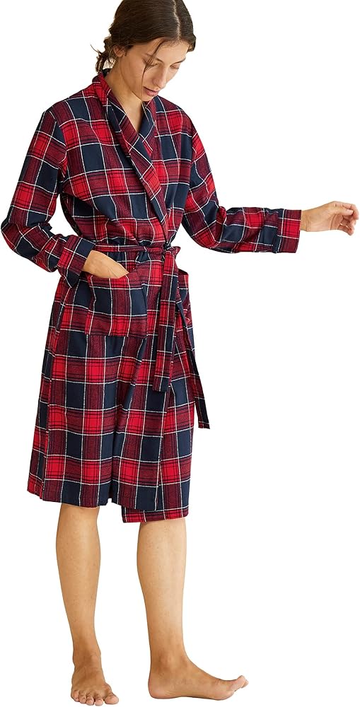 Latuza Women's Cotton Flannel Robe