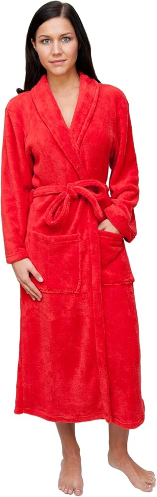 Wrapped In A Cloud Women’s Plush Spa Robe