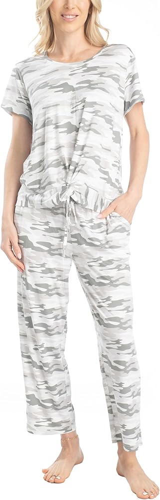 Hanes Women's Lounge Connection Sleep and Lounge Pajama Set, Multiple Colors, Multiple Sizes