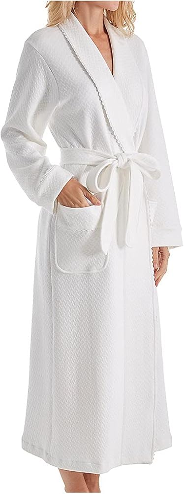 Women's 358700 Quilted Basketweave Robe