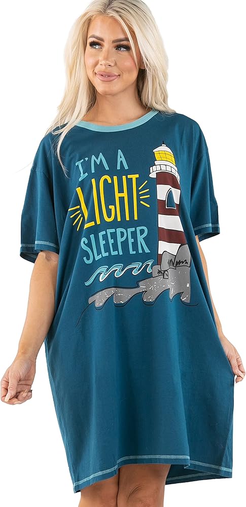 Lazy One Nightshirts for Women, Cute Nightgown for Women, Animal Designs