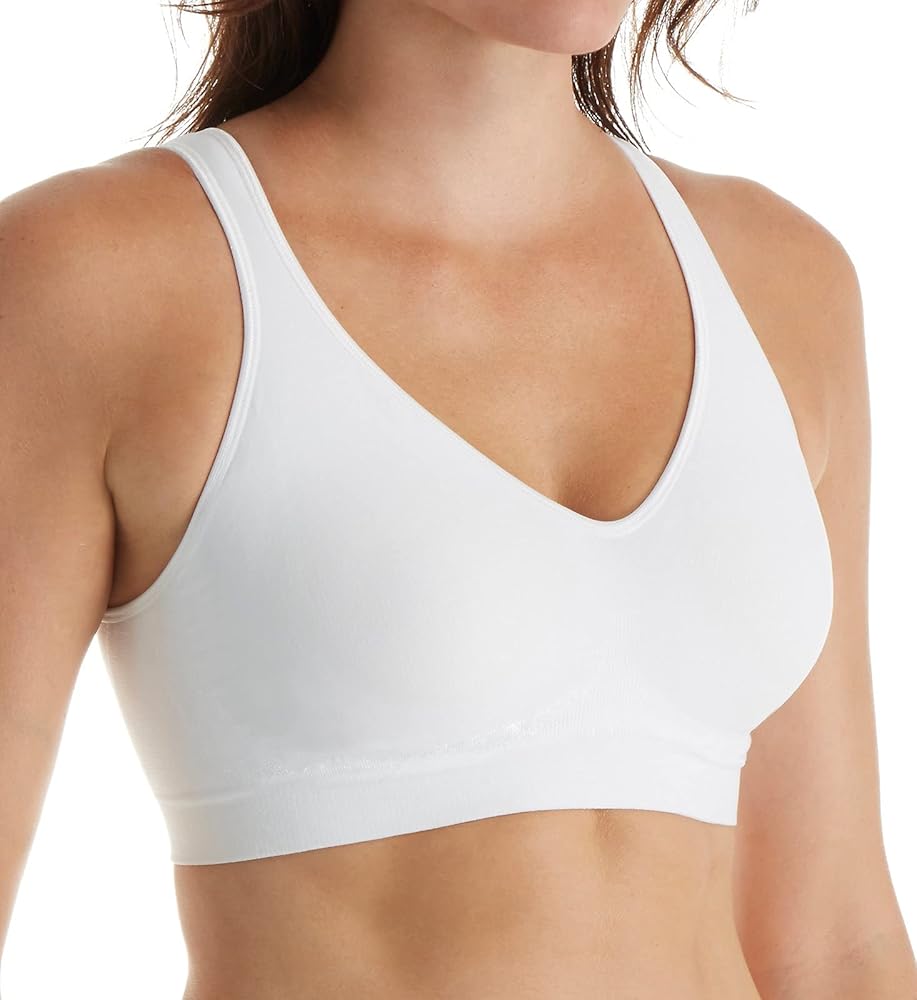 Bali Women's Wireless Bra, Comfort Revolution Seamless Bra, ComfortFlex Fit, Moisture-Wicking