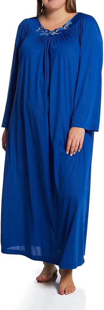 Shadowline Women's Petals 53 Inch Sleeve Long Gown