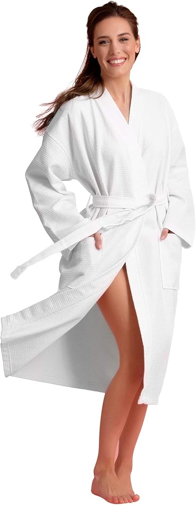 Luxurious Cotton,Long, Lightweight, Soft and Absorbent Bathrobes for Women