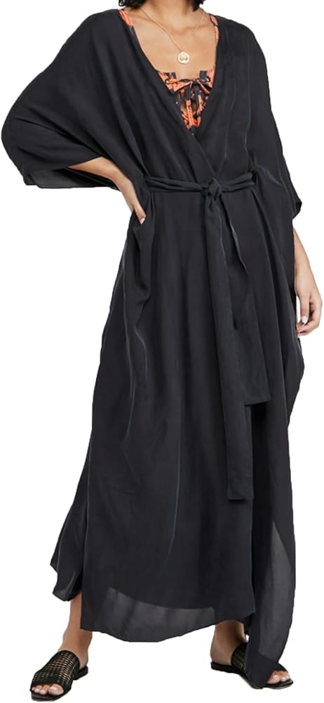 Good American Women's Goddess Tie Waist Robe -