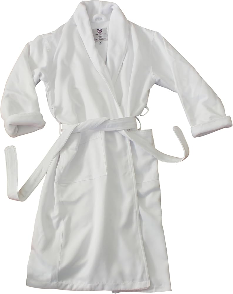 Spa Robe Microfiber Twill Ultra Soft Plush Lining Luxury Spa Hotel Robe Bathrobe for Men and Women