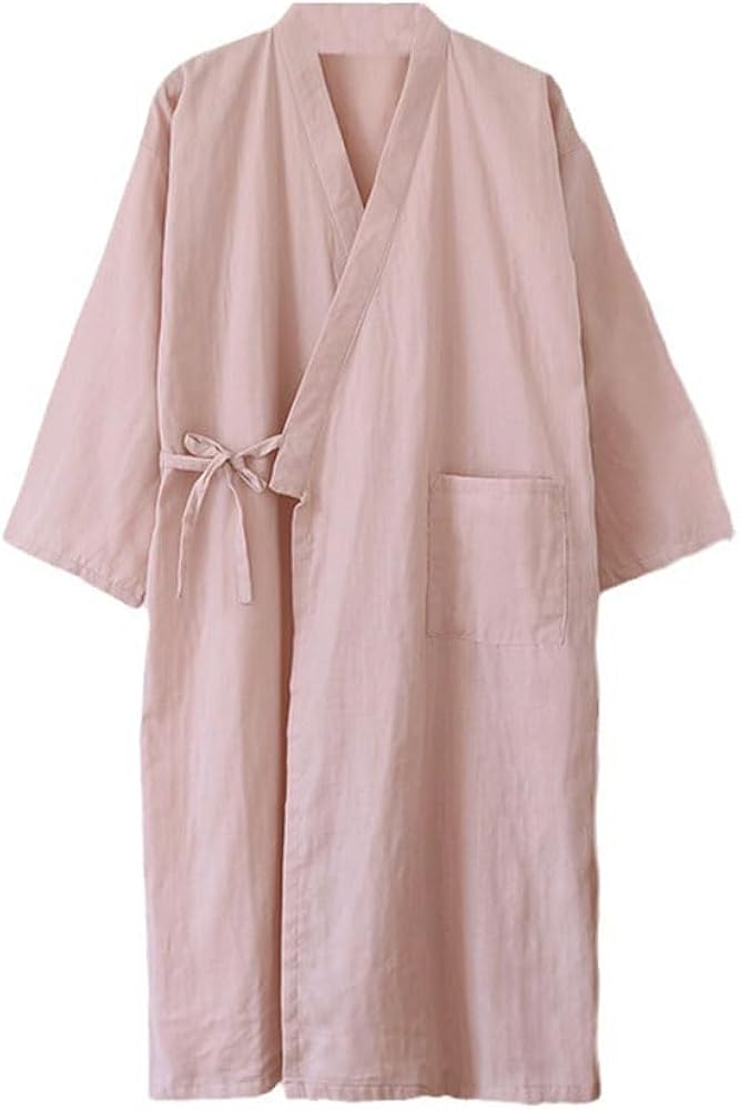 Japanese Style Pajamas Gauze Cotton Japanese Kimono Suit