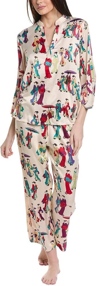 N Natori womens Oth Pj Length 25" Inseam 26" Pajama Set