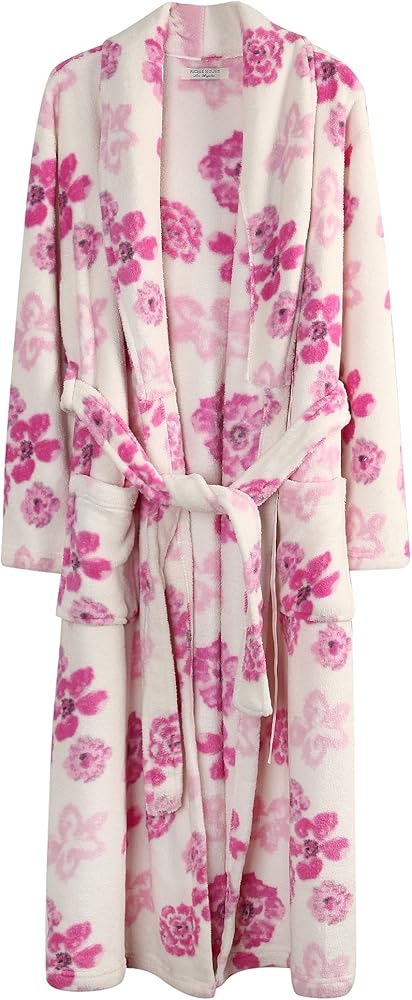 Richie House Women's Plush Soft Warm BathRobe Robe Size S-XL