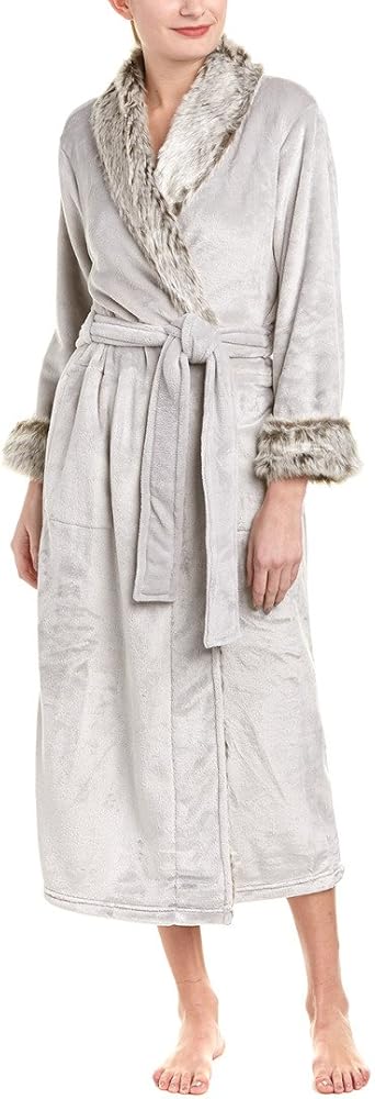 Natori womens Frosted Fur Robe