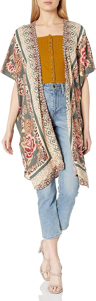 Angie Women's Paisley Kimono