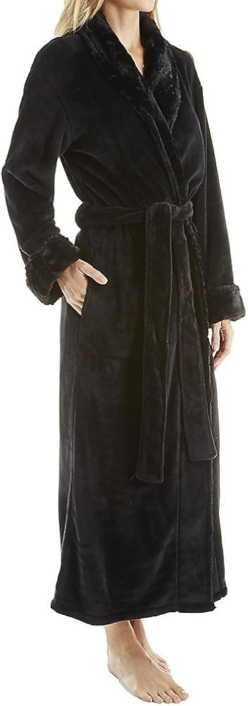 Natori womens Faux Fur Plush Robe