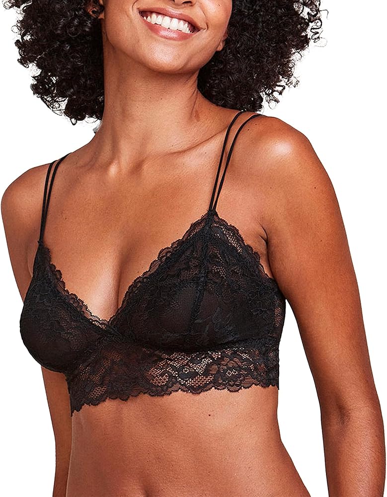 HOPE - Triangle Lace Bralette with Removable Padding - Sexy Lingerie for Women, Wireless Bras, Comfortable Dual Straps