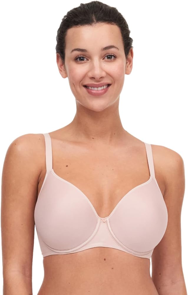 Chantelle Women's Comfort Chic Full Coverage Memory Foam T-Shirt Bra, Rose, 36B