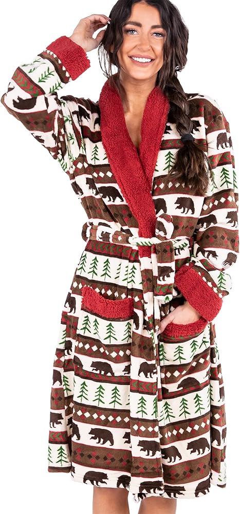 Lazy One Ultra-Cozy Bathrobes for Women