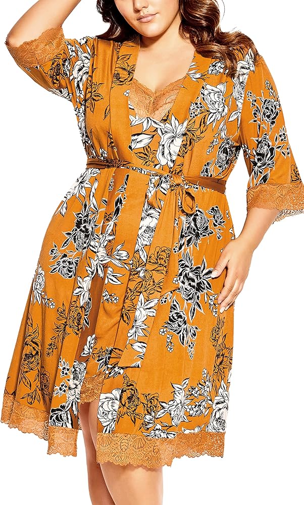 City Chic womens Plus Size Aurelia Robe